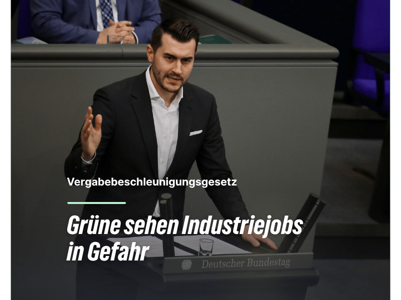 Entschließungsantrag zum Vergabegesetz: Bundesregierung lässt wirtschaftspolitische Chance&nbsp;liegen