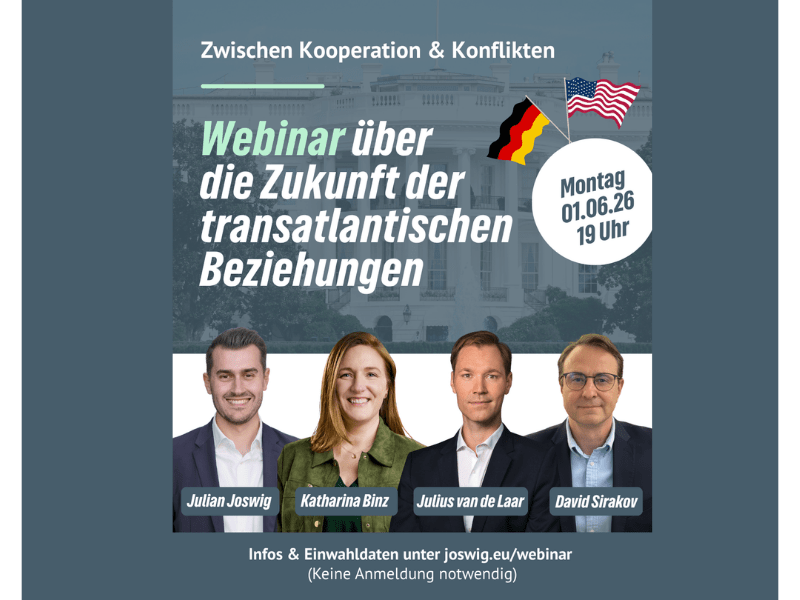 Zwischen Kooperation und Konflikten: Webinar über die Zukunft der transatlantischen Beziehungen